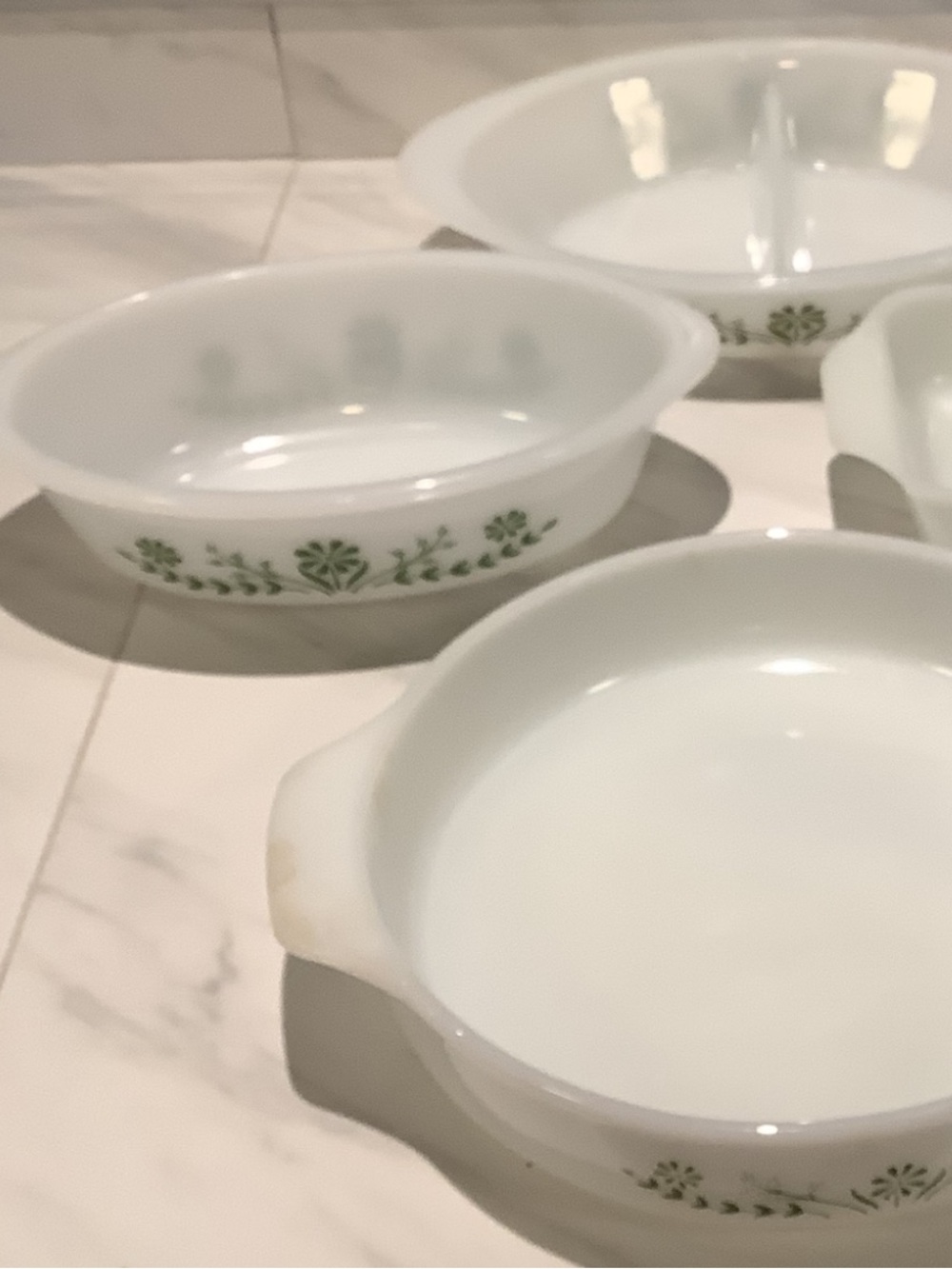 Lot of 4: Glasbak Crazy Daisy Glass